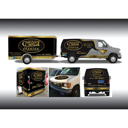 Cabinet Genies Van vehicle Wrap