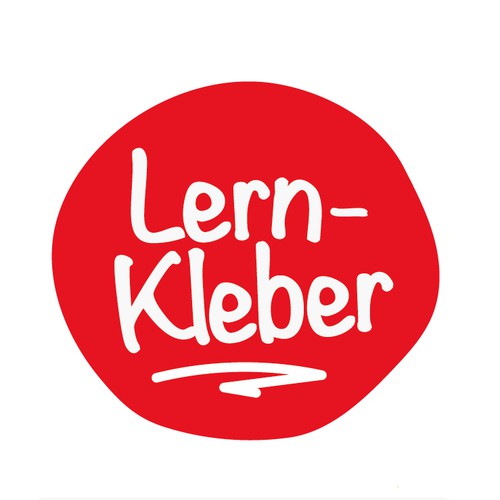 verspielt wertiges Logokonzept "Lern-Kleber"