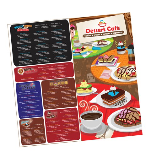 Dessert Cafe Menu