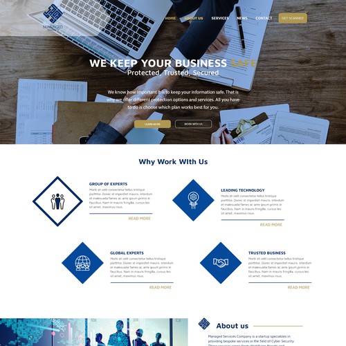 Managed Services Landing Page