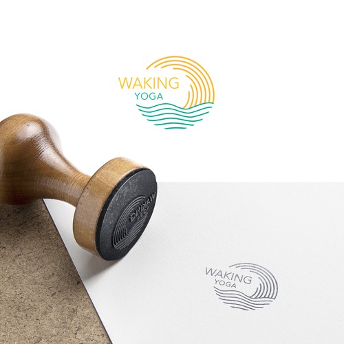 Logo concept for Waking Yoga