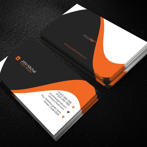 Simple professional Business card