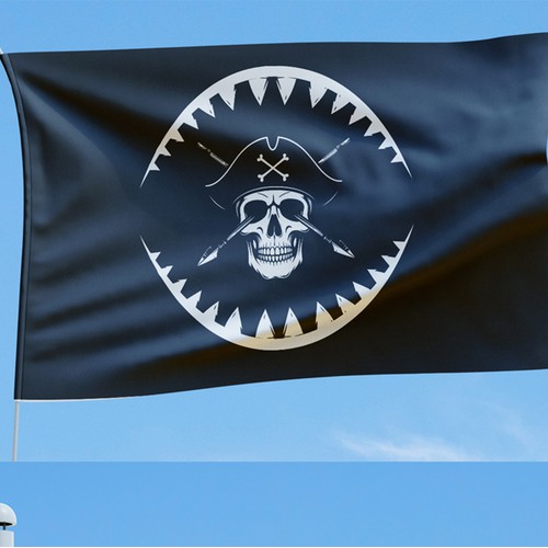Pirate hunter flag