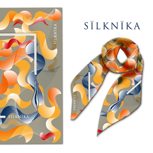 Silk scarf