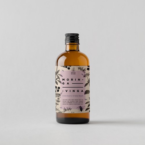 Label for organic health supplement
