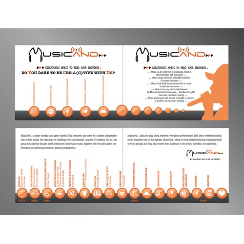 TimeLine Brochure for MusicAnd