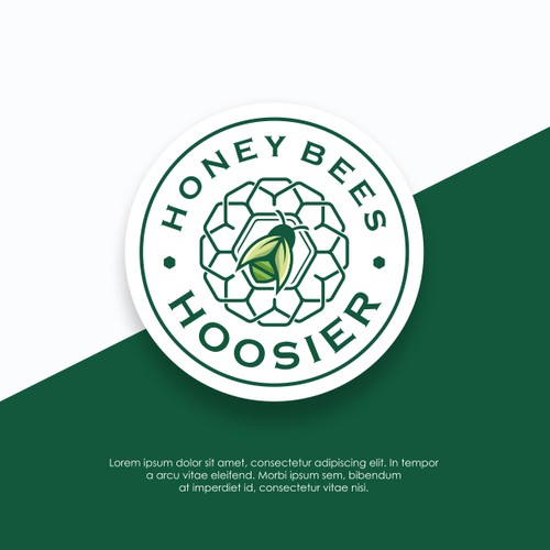 Logo concept for Honey Bees