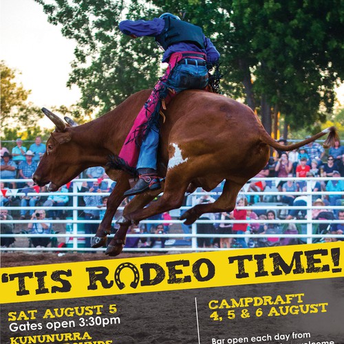 Poster for a Rodeo Event