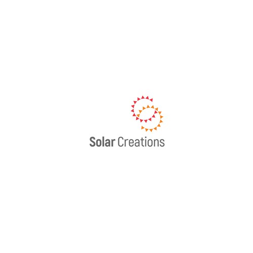 Concept for Solar Creations, a solar panel installation company