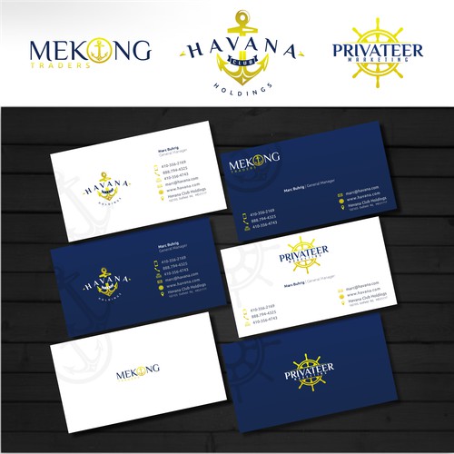 Help Havana Club Holdings, Mekong Trading, Privateer Marketing with a new logo and business card