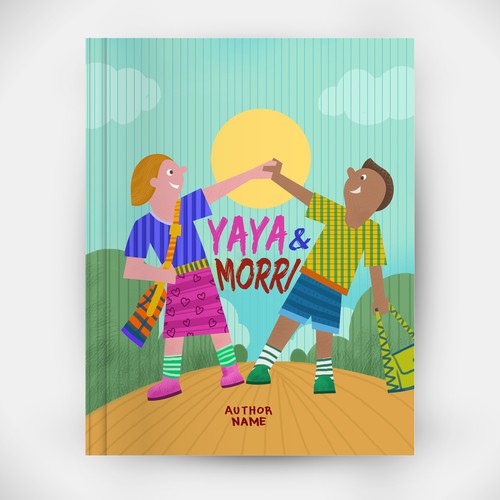 Illustrated book cover