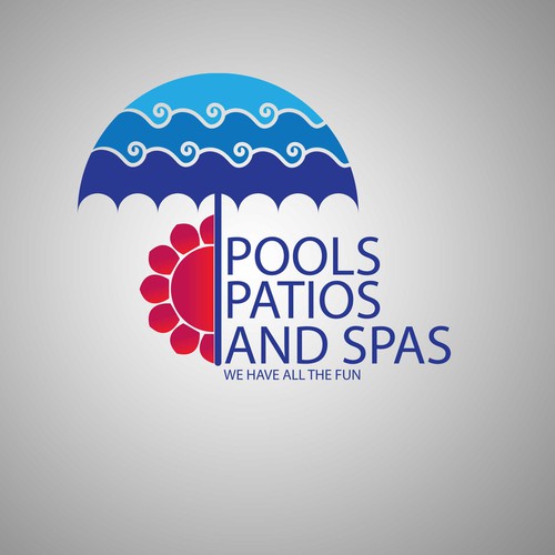 Pools, Patios, and Spas New company logo