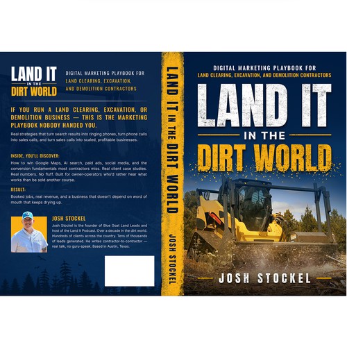 Book Cover Design for Contractor Marketing Playbook
