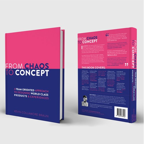 Book cover design From Chaos To Concept