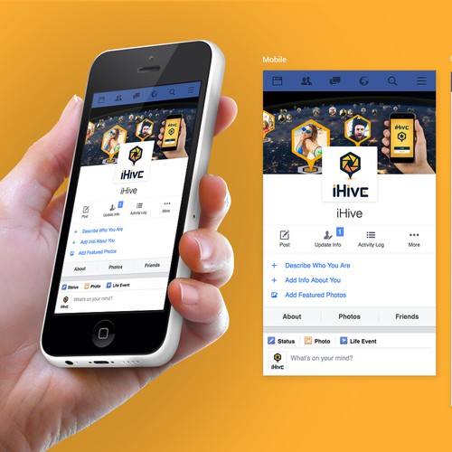 iHive Facebook cover page