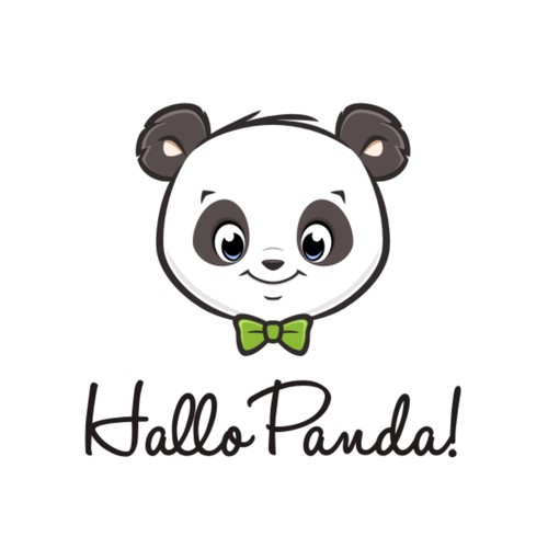 Cute panda for Hallo Panda!