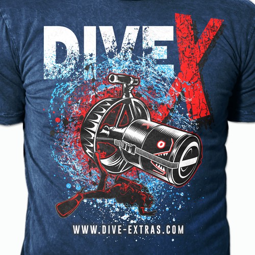 Dive X shirt design