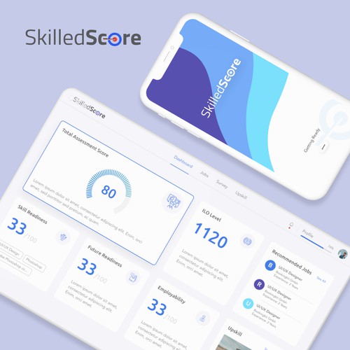 Skilled Score Web app