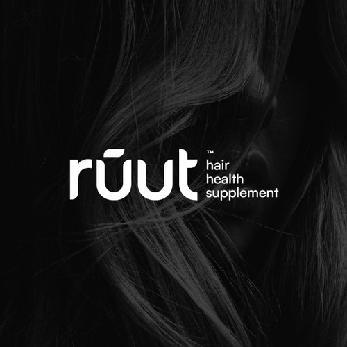 Fully Custom Created Wordmark for "ruut" a Hair Health Supplement