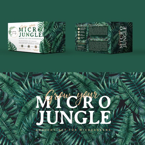 Packaging box design MICRO JUNGLE 