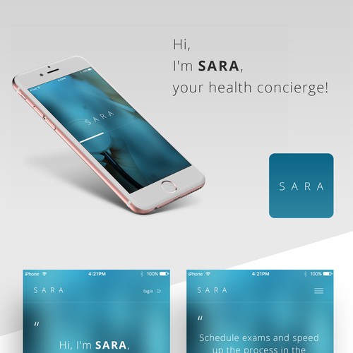 SARA Concierge App Design
