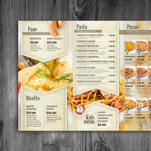 Restaurant Broschure