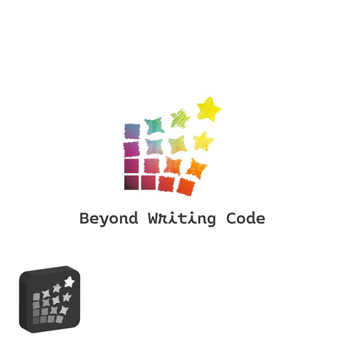 Beyond Writing Code — Creative Transformation Logo