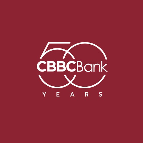 Anniversary logo for CBBC Bank