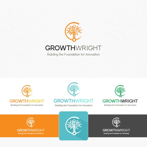 GgowthWright Logo Design
