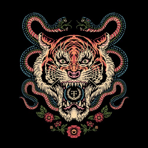 Luxurious T-Shirt Graphic Design Illustration