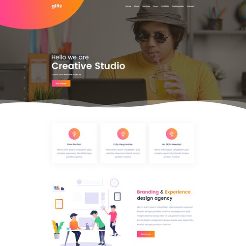 Creative Agency Website Template