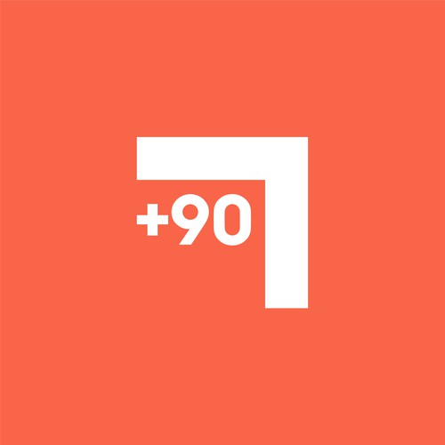 +90 Logo Brand