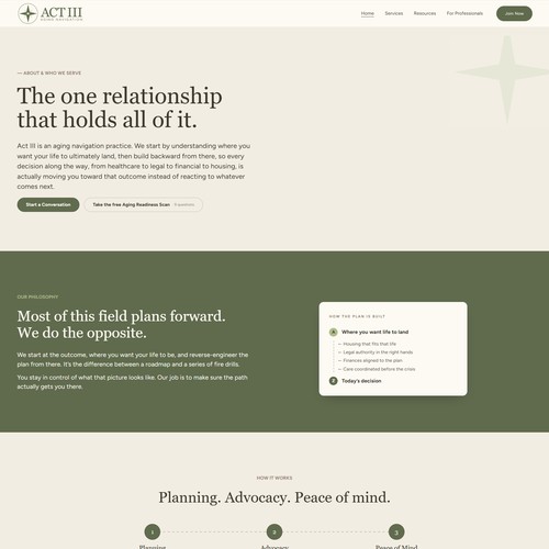 Brand Identity & Website for an Aging Navigation and Caregiving Practice
