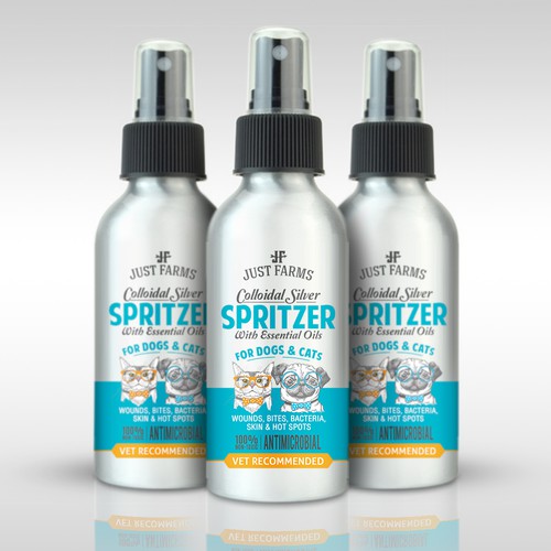 Pet treats&medicaments, label design