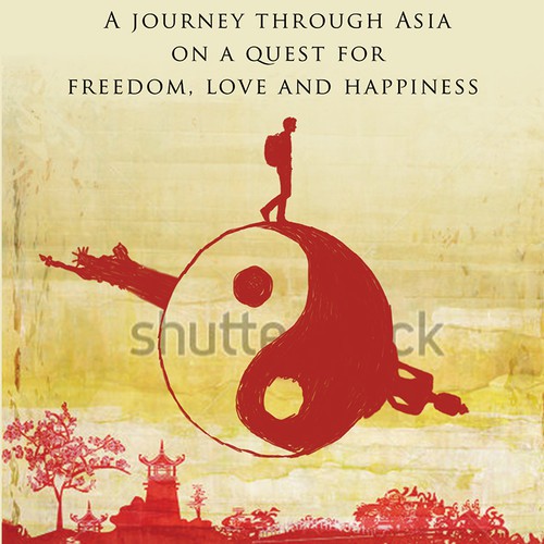 Creative cover for adventurous travel memoir: "The Year I Became a Nomad"