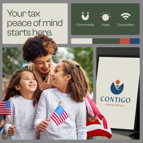 Brand Identity Design for a USA-Based Tax Service Company