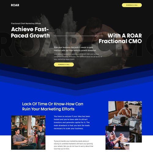 Fractional CMO (Marketing) Website Design