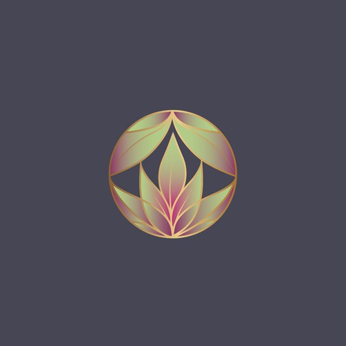 Lotus flower logo for High end supplement company