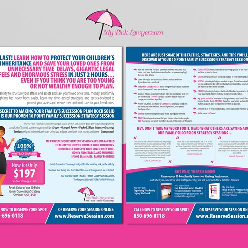 My Pink Lawyer Flyer Design