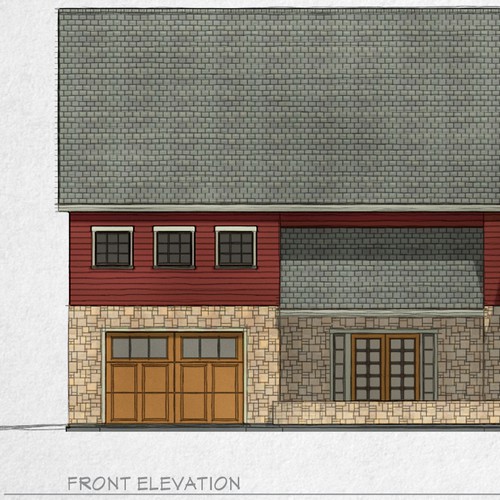 Home exterior rendering