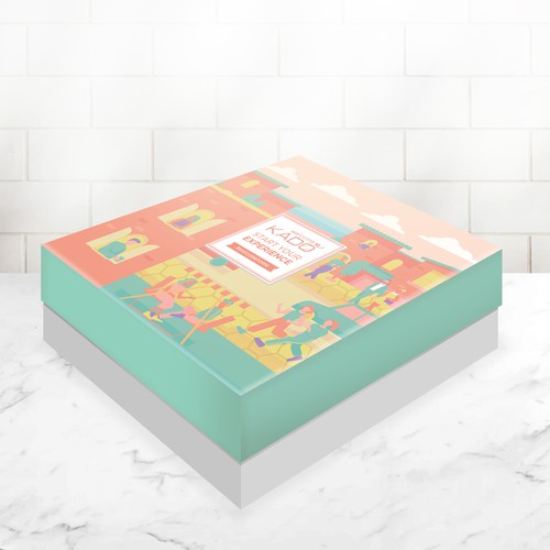 Illustration for a giveaway box