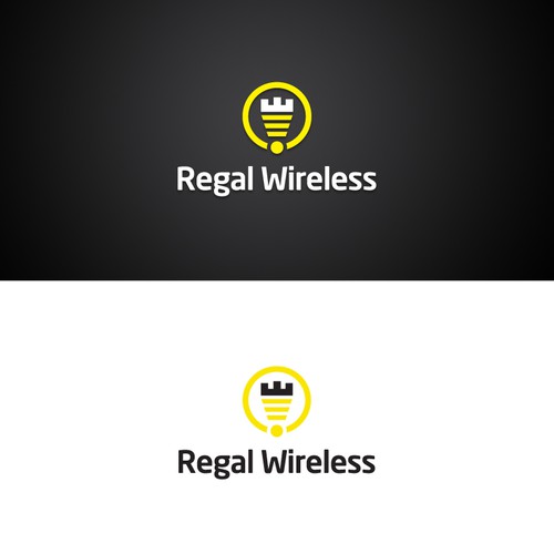 Regal Wireless Logo Design