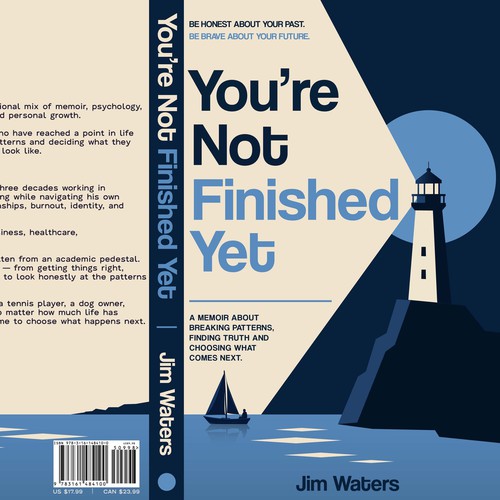 You’re Not Finished Yet – Book Cover Design