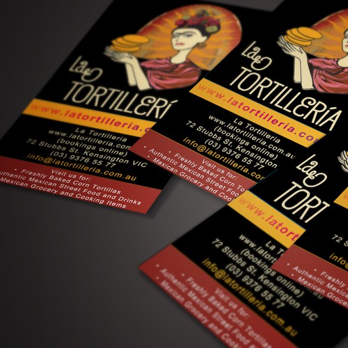 La Tortilleria needs a new business card