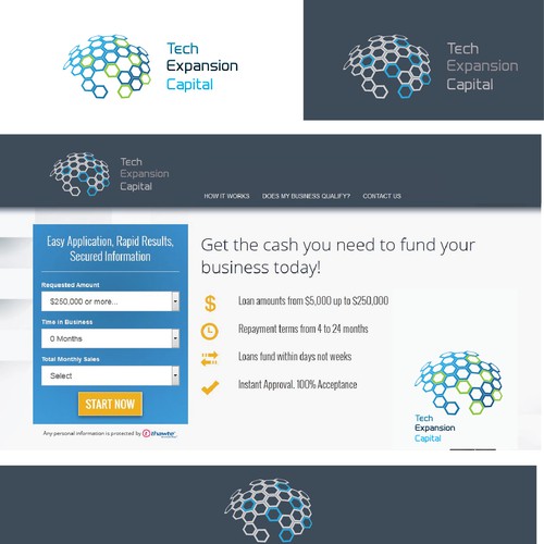 modern logo for Tech Expansion Capital company