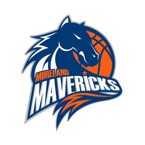 Basketball Club Logo - Moreland Mavericks