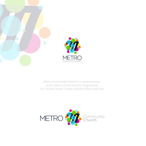 logo design for METRO community church 