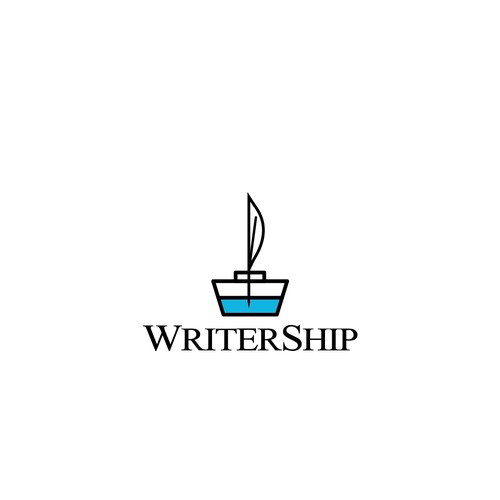 Proposed logo design for a writer