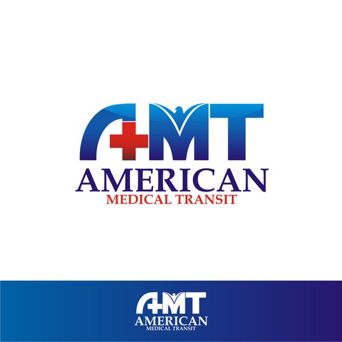 American theme, red white and blue logo request for NEMT company.