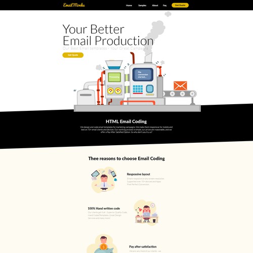 Website Design for a Holistic Email Marketing Service Provider